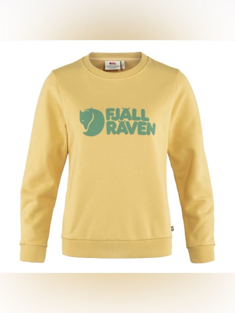 Fjllrven Logo Sweater W - Soft Yellow